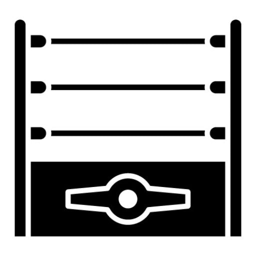 Wrestling Glyph Icon