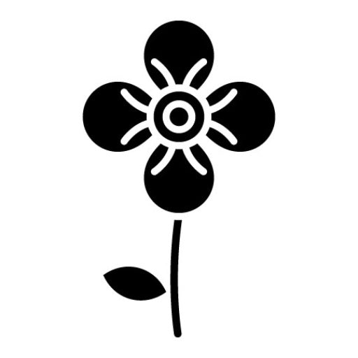 Violet Glyph Icon