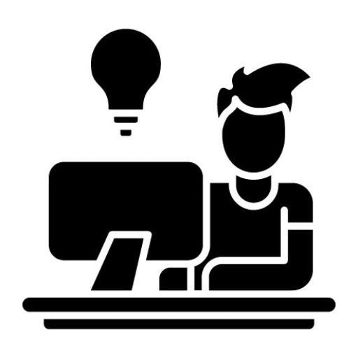 Work Ideas Glyph Icon