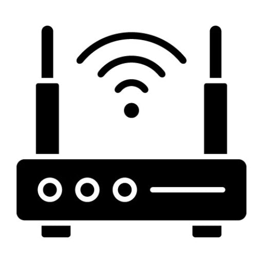 Wifi Connection Glyph Icon | Work from Home
