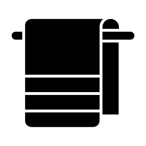 Bath Towel Glyph Icon