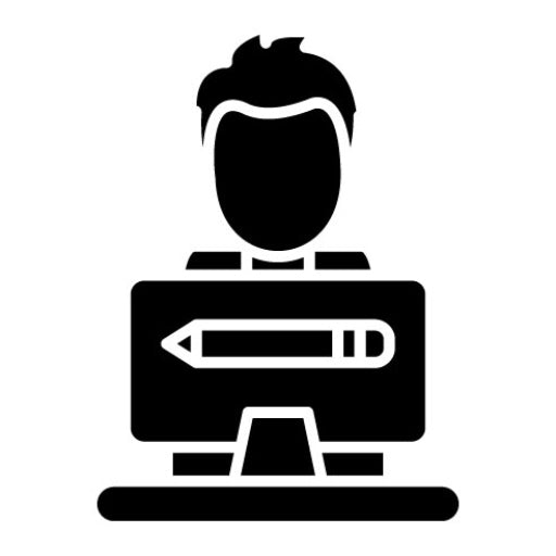 Graphic Designer Glyph Icon