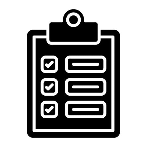Task Planning Glyph Icon