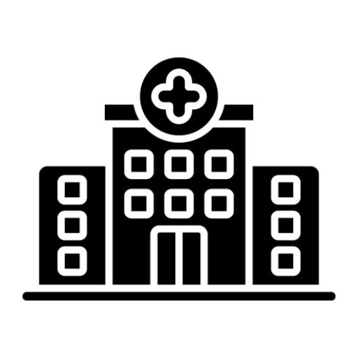 Clinic Glyph Icon | Donations