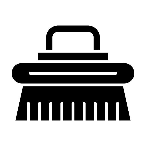 Cleaning Brush Glyph Icon