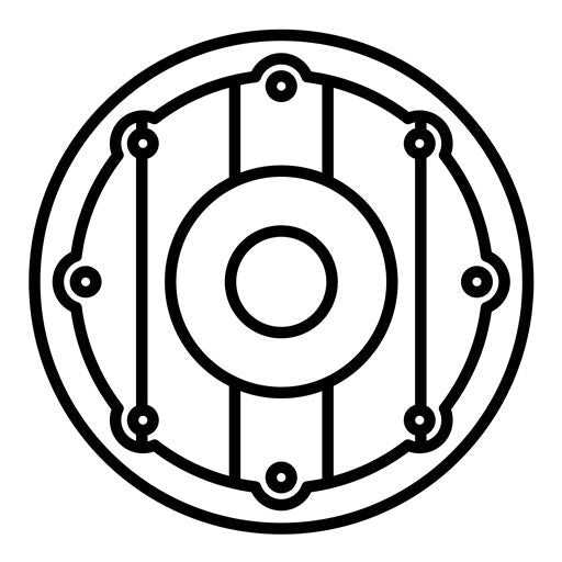 Wood Shield Icon