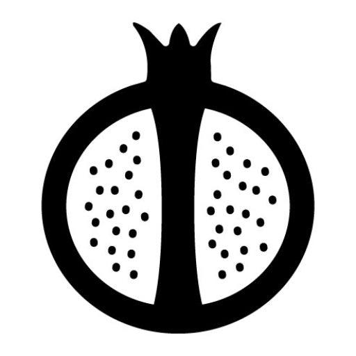 Pomegranate Glyph Icon