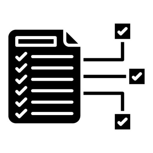 Scrum Tasks Glyph Icon