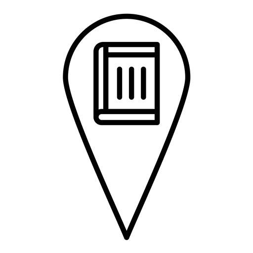 Library Location Icon | Online Education
