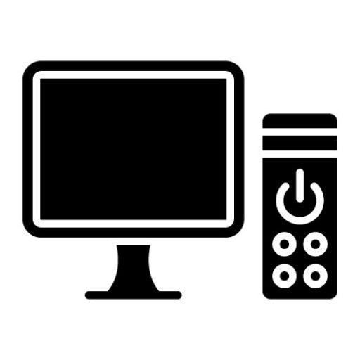 Workstation Glyph Icon | Security