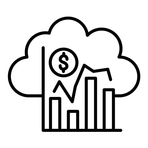 Cloud Statistics Icon