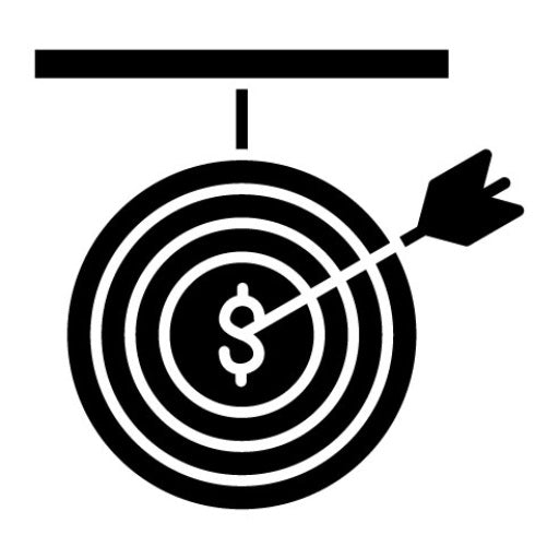 Target Glyph Icon | Business and Office