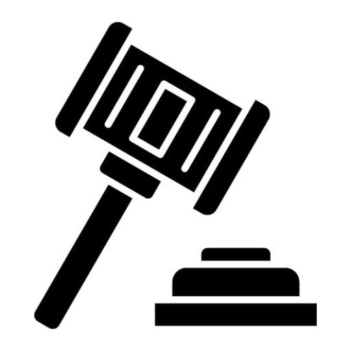 Auction Glyph Icon | Business and Office
