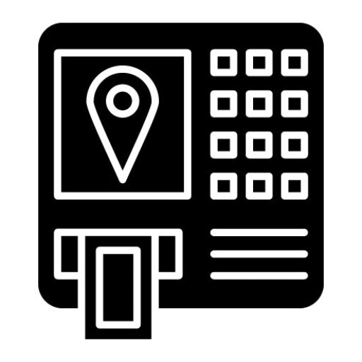 ATM Location Glyph Icon