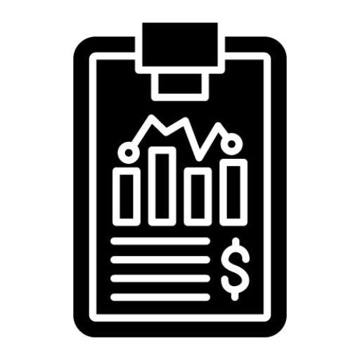 Graphical Report Glyph Icon