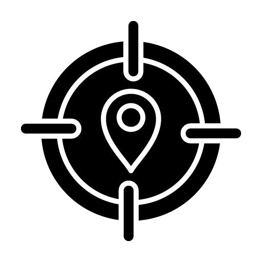 Target Location Glyph Icon