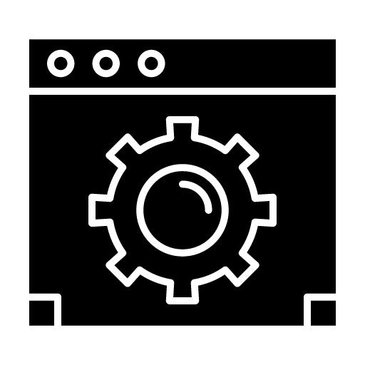 Web Optimization Glyph Icon