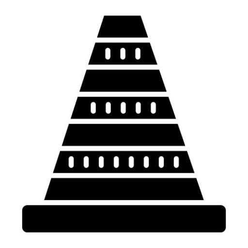 Cone Glyph Icon