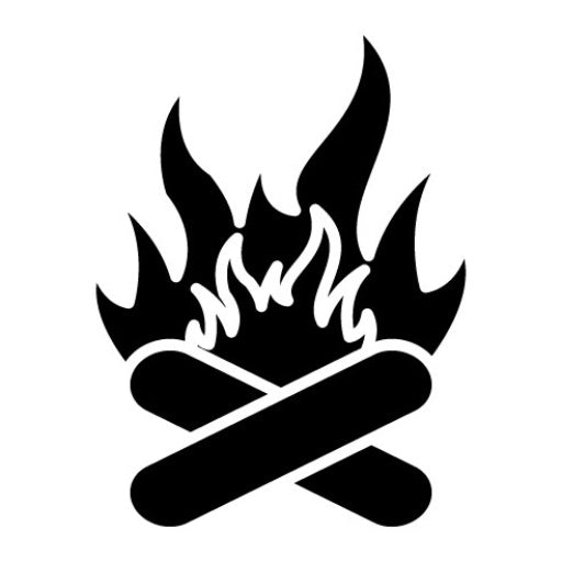 Bonfire Glyph Icon