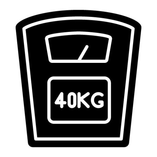 Weight Scale Glyph Icon | Physics