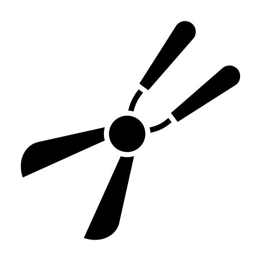 Farming Scissor Glyph Icon
