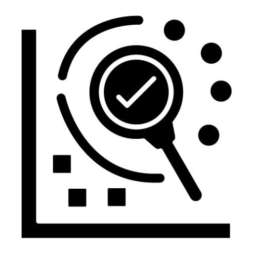 Cluster Analysis Glyph Icon | Big Data