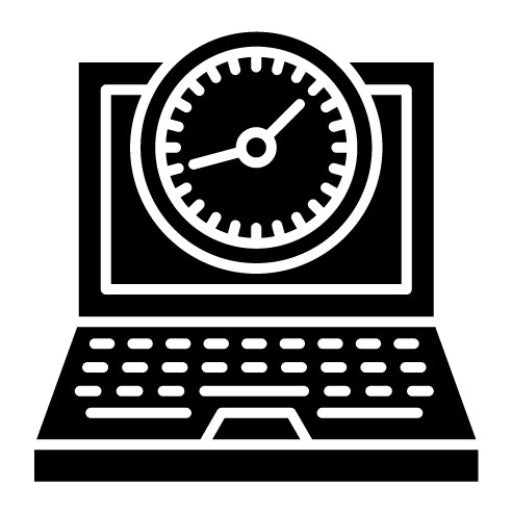Working Time Glyph Icon | Human Resource
