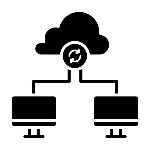 Data Transfer Glyph Icon