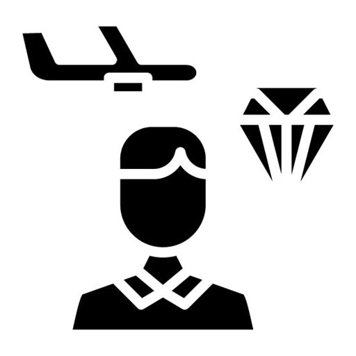 Jet Set Lifestyle Glyph Icon