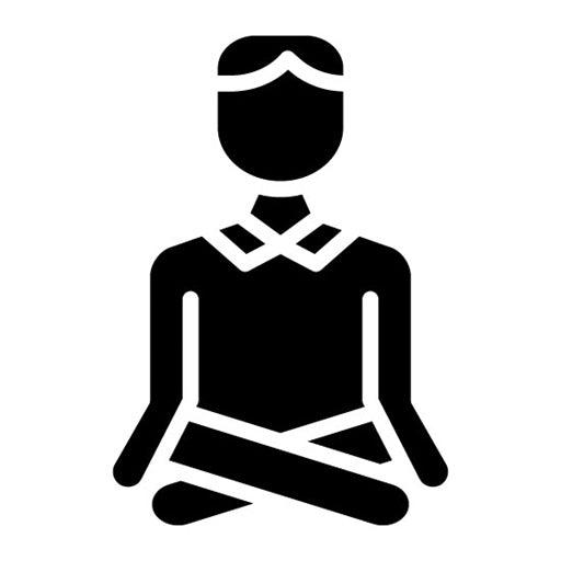 Yoga Glyph Icon | Lifestyles