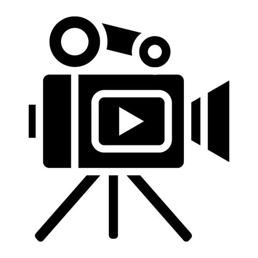 Videography Glyph Icon