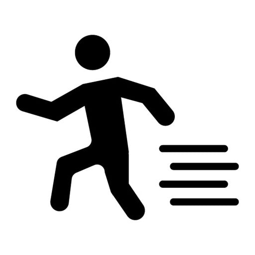 Athlete Male Glyph Icon