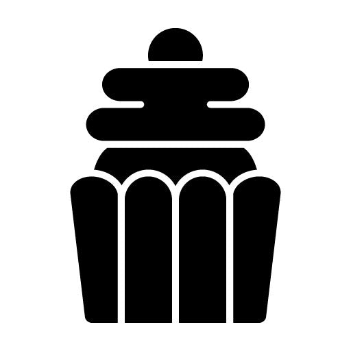 Cupcake Glyph Icon
