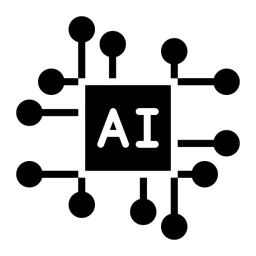Artificial Intelligence Glyph Icon | Robotics