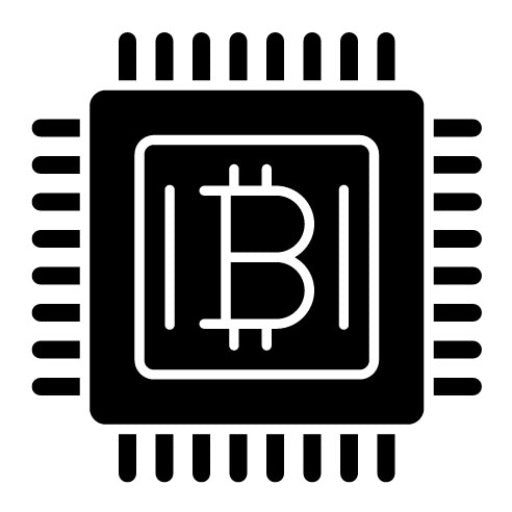 CPU Mining Glyph Icon