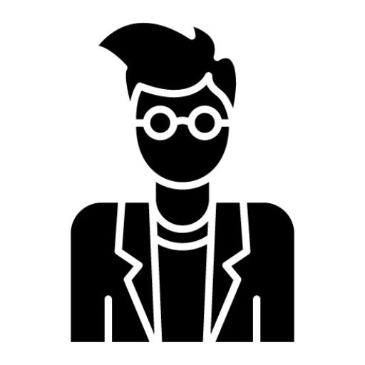 Model Male Glyph Icon
