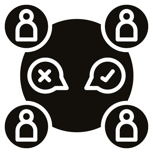 Bargaining Rights Glyph Icon