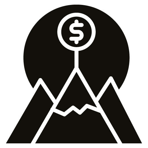 Challenge Glyph Icon | Gig Economy