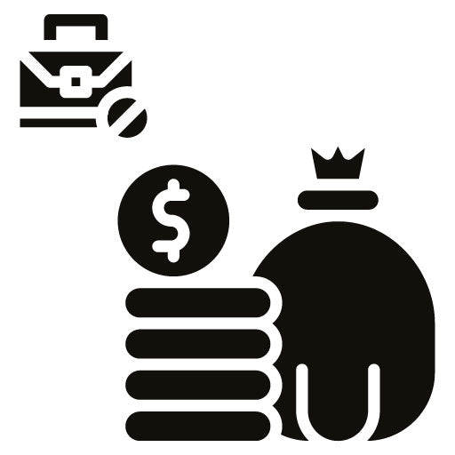 Unemployment Insurance Glyph Icon