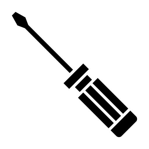 Screw Driver Glyph Icon