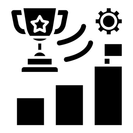 Success Glyph Icon | Business Training