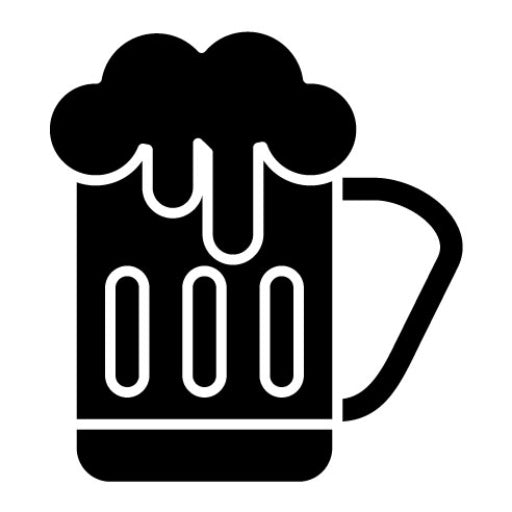 Beer Glyph Icon | Street Food