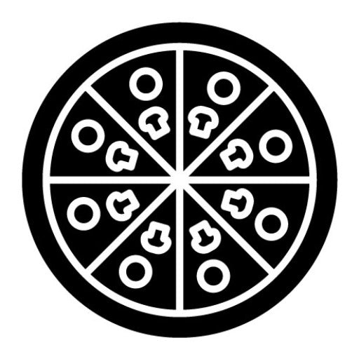 Pizza Glyph Icon | Street Food