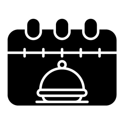 Seasonal Menu Glyph Icon