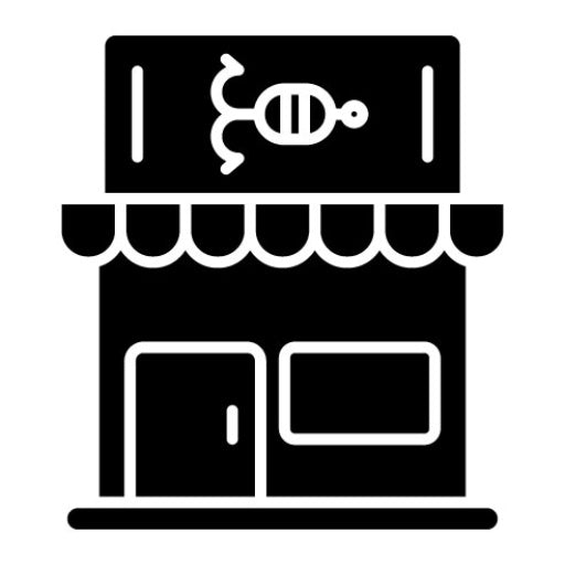 Bait Shop Glyph Icon