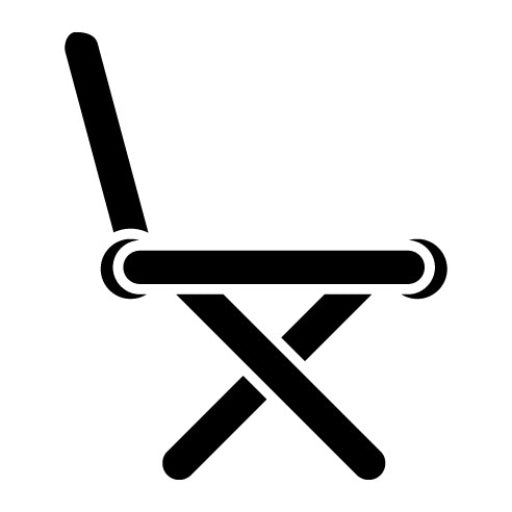 Fishing Chair Glyph Icon