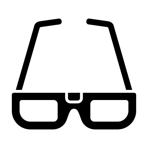 3d Glasses Glyph Icon