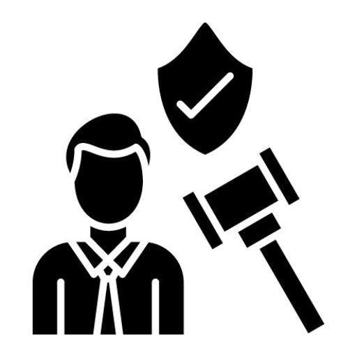 Authority Glyph Icon | Law & Legislation