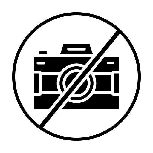 No Camera Glyph Icon