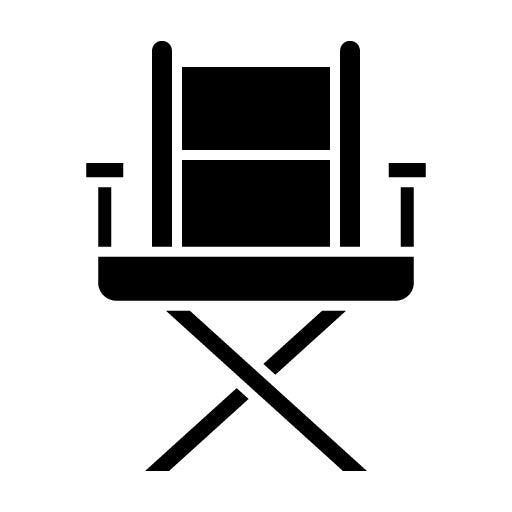 Director Chair Glyph Icon